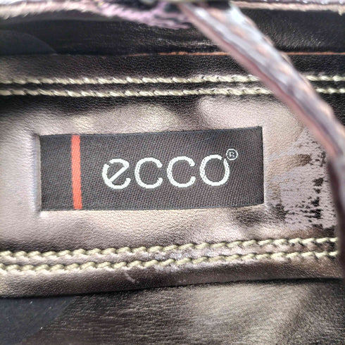 エコー ecco Tストラップエナメルパンプス レディース EUR:38