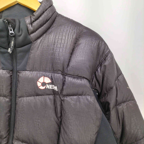 NEPA パイソン 柄 サイドパネル ハンガリーグース ダウン メンズ import:L