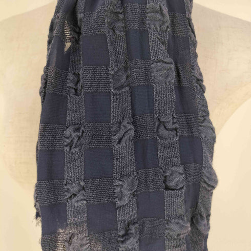 ジョルジオアルマーニ Giorgio Armani シルクレーヨン チェック シアーストール レディース