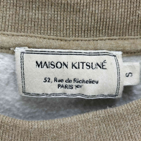 メゾンキツネ MAISON KITSUNE フロントロゴ スウェット レディース JPN:S