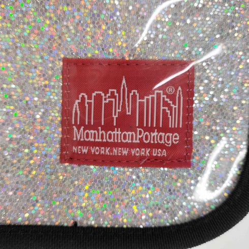 マンハッタンポーテージ Manhattan Portage ラメ グリッター スクエアショルダーバッグ レディース