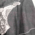 トリココムデギャルソン tricot COMME des GARCONS AD2014 15SS レース転写デザインリネンフレアスカート レディース M
