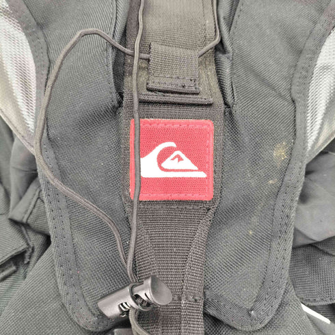 クイックシルバー Quiksilver ロゴパッチ ロゴプリント ビックポケット マウンテン バックパック メンズ