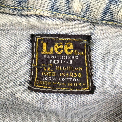 リー Lee 70-80s USA製 101-J デニム トラッカージャケット メンズ 42