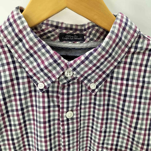 トミーヒルフィガー TOMMY HILFIGER customfit ギンガムチェック L/S ボタンダウン シャツ メンズ L/G