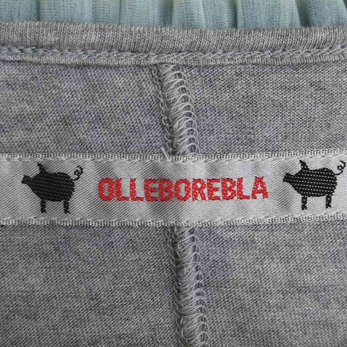 アルベロベロ OLLEBOREBLA オレボレブラ ブタさん ビジュー装飾 刺繍 フリル変形カットソー レディース