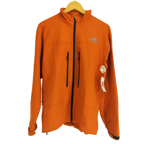ザノースフェイス THE NORTH FACE ナイロン混 ポリ ソフトシェル ジップアップ ジャケット メンズ import:L