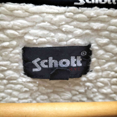 ショット Schott N.Y.C 90S ジップアップ 裏ボア フリース ブルゾンジャケット メンズ import:XL