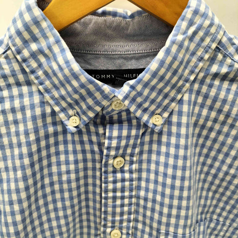 トミーヒルフィガー TOMMY HILFIGER Classic Fit ギンガムチェック L/S ボタンダウン シャツ メンズ import:M