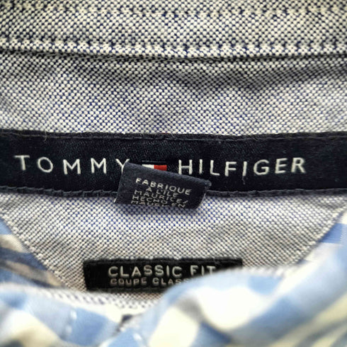トミーヒルフィガー TOMMY HILFIGER Classic Fit ギンガムチェック L/S ボタンダウン シャツ メンズ import:M