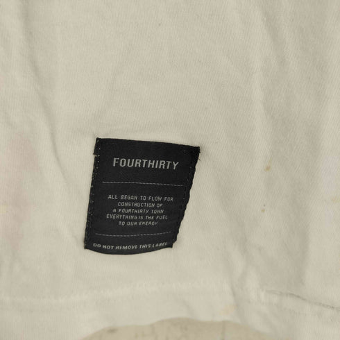 フォーサーティー fourthirty L/S 両面プリントクルーネックTシャツ メンズ JPN:2