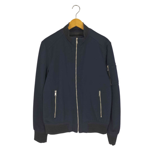 ザラマン ZARA MAN 鹿の子 ジップアップブルゾン メンズ import:M