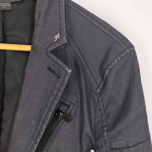 アルマーニエクスチェンジ ARMANI EXCHANGE コーティング 袖ジップ 2Bテーラードジャケット メンズ import:S