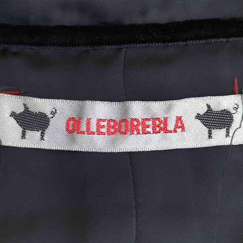 アルベロベロ OLLEBOREBLA オレボレブラ ブタさん わんちゃん コサージュ装飾 リボンテープ かぎ編みデザイン ニットベスト レディース