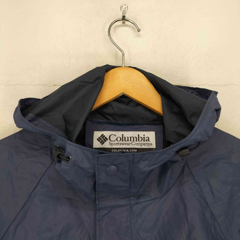 コロンビア Columbia ロゴプリントレインパーカー メンズ XS