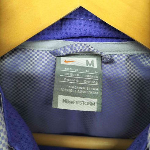 ナイキ NIKE チェッカーフラッグ ナイロンジャケット レディース M