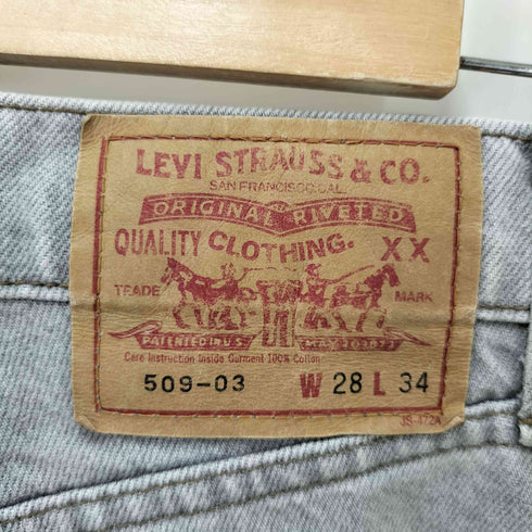 リーバイス Levis 90S 92年製 日本製 509 先染 デニムパンツ メンズ 28/34