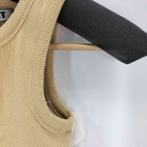 NKNIT 25SS rib basic tank top レディース JPN:0