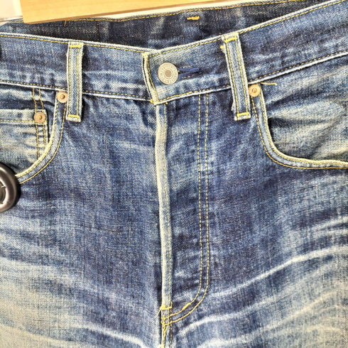リーバイス Levis 503B ボタン裏J09 復刻 BIGE 赤耳 ボタンフライデニム メンズ W32