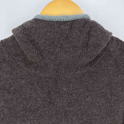 90S LITHIUM MANUFACTURING CO パイピング ラムウール ニット フーディ メンズ import:L