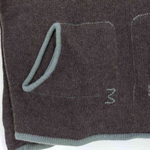 90S LITHIUM MANUFACTURING CO パイピング ラムウール ニット フーディ メンズ import:L