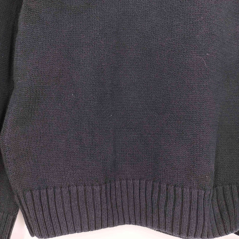 チャップス CHAPS ロゴ刺繍 コットン クルーネックニット メンズ import:L