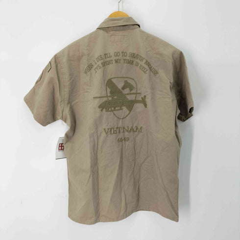 アヴィレックス AVIREX Basic Fatigue Short Sleeve Shirt メンズ JPN:L