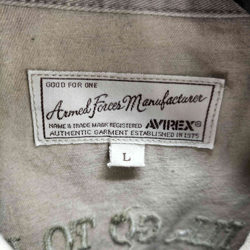 アヴィレックス AVIREX Basic Fatigue Short Sleeve Shirt メンズ JPN:L