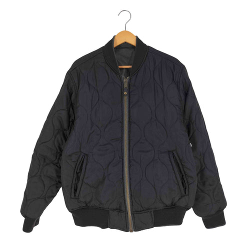 サウスポール SOUTHPOLE 90S キルティング リバーシブル ボンバージャケット メンズ import:L