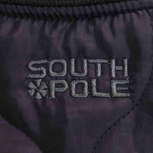 サウスポール SOUTHPOLE 90S キルティング リバーシブル ボンバージャケット メンズ import:L
