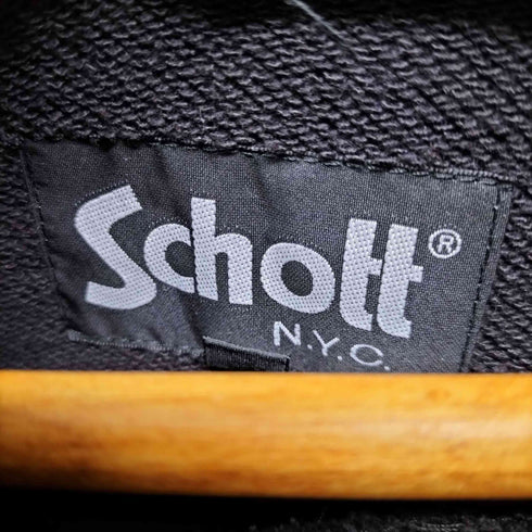 ショット Schott MESSAGE GRAPHIC HOODIE メンズ JPN:XL
