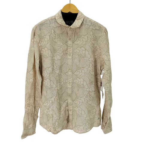 スコッチアンドソーダ SCOTCH&SODA 総柄 リネン混 長袖シャツ メンズ JPN:L