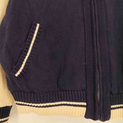 ペンフィールド Penfield バイカラー パテッド ワッペン ニットスタジャン メンズ import:L