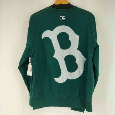 エムエルビー MLB 両面チームロゴ刺繍 クルーネックスウェット メンズ L