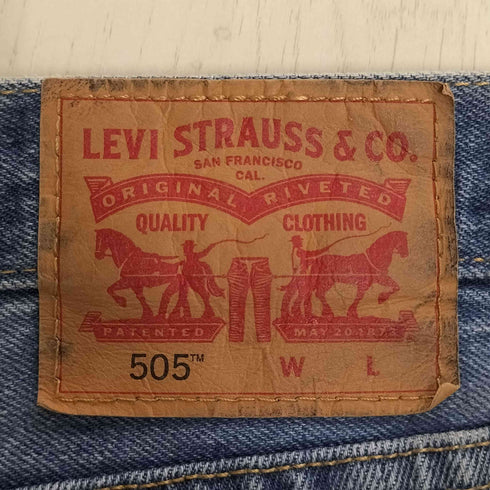 リーバイス Levis 505 ビッグサイズ ジップフライ デニムパンツ メンズ W52/L30
