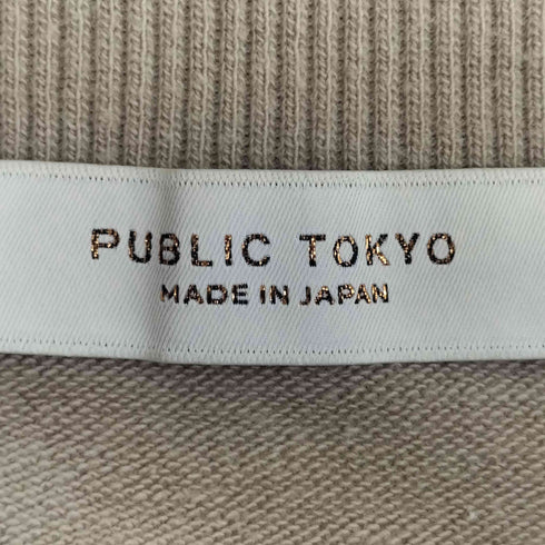 パブリックトウキョウ PUBLIC TOKYO 23aw 極クルーネックプルオーバースウェット メンズ JPN:2