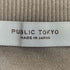 パブリックトウキョウ PUBLIC TOKYO 23aw 極クルーネックプルオーバースウェット メンズ JPN:2