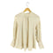 ヌキテパ NE QUITTEZ PAS moss cotton frill collar blouse モスコットンフリルカラーブラウス レディース
