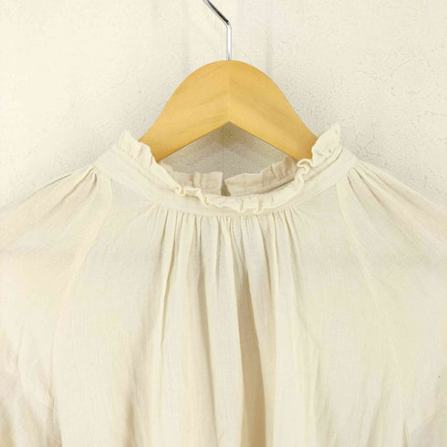 ヌキテパ NE QUITTEZ PAS moss cotton frill collar blouse モスコットンフリルカラーブラウス レディース