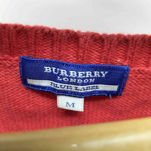 バーバリーブルーレーベル BURBERRY BLUE LABEL 半袖 コットンニット レディース import:M