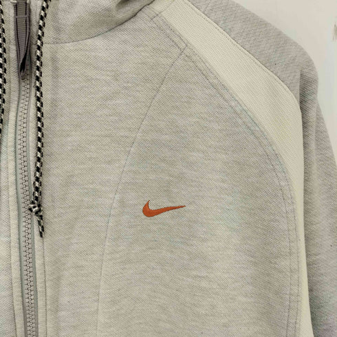 ナイキ NIKE 00s グレータグ ロゴ刺繍 SWOOSH ZIP HOODIE スウォッシュ ジップ フードル メンズ import:L