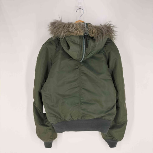 アルファインダストリーズ ALPHA INDUSTRIES MADE IN USA IDEALジップ 90S N-2B メンズ import:L