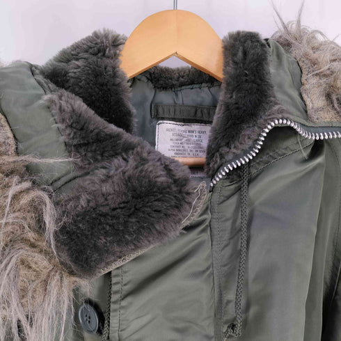 アルファインダストリーズ ALPHA INDUSTRIES MADE IN USA IDEALジップ 90S N-2B メンズ import:L