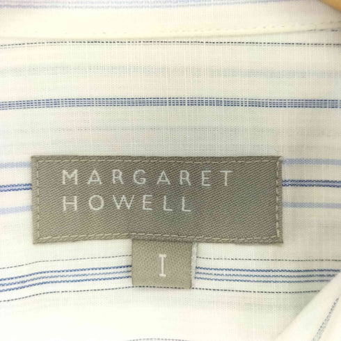 マーガレットハウエル MARGARET HOWELL 半袖ストライプシャツ レディース 1