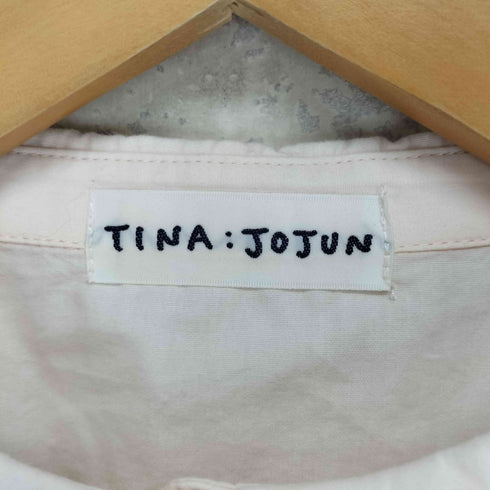 ティーナジョジュン TINA:JOJUN 裾メタルロゴシャツ レディース M