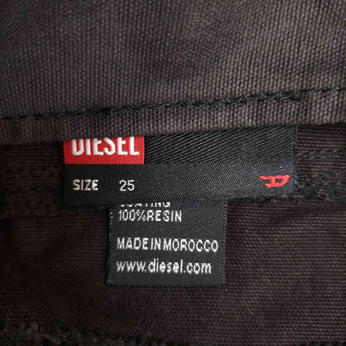 ディーゼル DIESEL ウエストジップ 裾ボタン コーディングパンツ Y2K archive レディース 25INCH