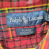 ラルフローレン RALPH LAUREN 90S BLAKE ブレイク ポニー刺繍 タータンチェック ボタンダウン シャツ ビックサイズ メンズ import:L