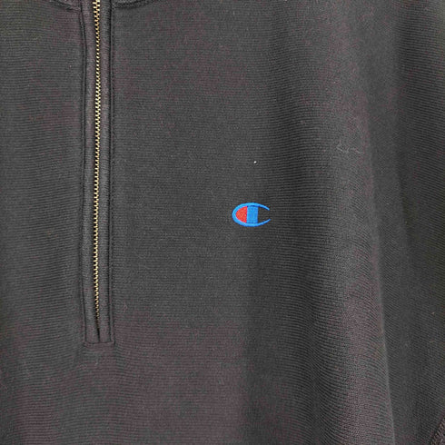 チャンピオン Champion 青単タグ復刻 REVERSE WEAVE ハーフジップスウェット メンズ JPN:XL