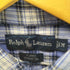 ラルフローレン RALPH LAUREN 90S BLAKE ブレイク ポニー刺繍 インド綿 マドラスチェック ボタンダウン 半袖 シャツ ビックサイズ メンズ import:M