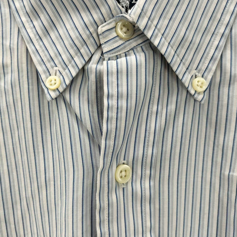 ラルフローレン RALPH LAUREN 90S BLAKE ブレイク ポニー刺繍 ストライプ ボタンダウン シャツ ビックサイズ メンズ import:S